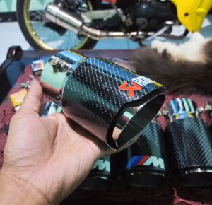 Tailpipe Muffler Cutter Ujung Kenalpot Mobil Brio Ayla Calya Agya Mobilio Yaris Avanza Swift Honda Jazz Pemasangan PNP