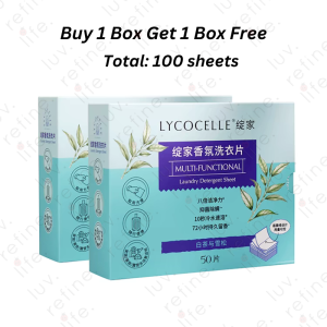 Lycocelle 3 in 1 Laundry Pods / Laundry Capsules / Anti-Dust Mites / Anti-Bacterial / Indoor Drying / Baby Safe Detegent