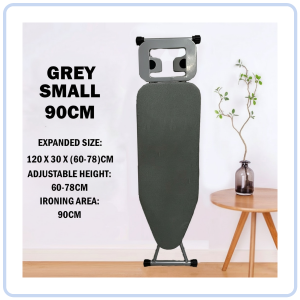 【COZYCASA】Standing Ironing Board with Premium Board Cover and Iron Rest - Retractable
