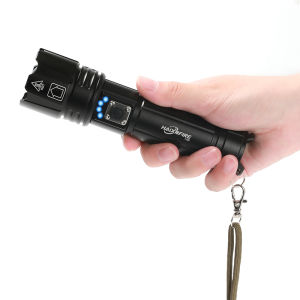 Haixnfire H38 Lamp xhp70.2 most powerful flashlight Waterproof Telescopic Zoom Lantern Camping
