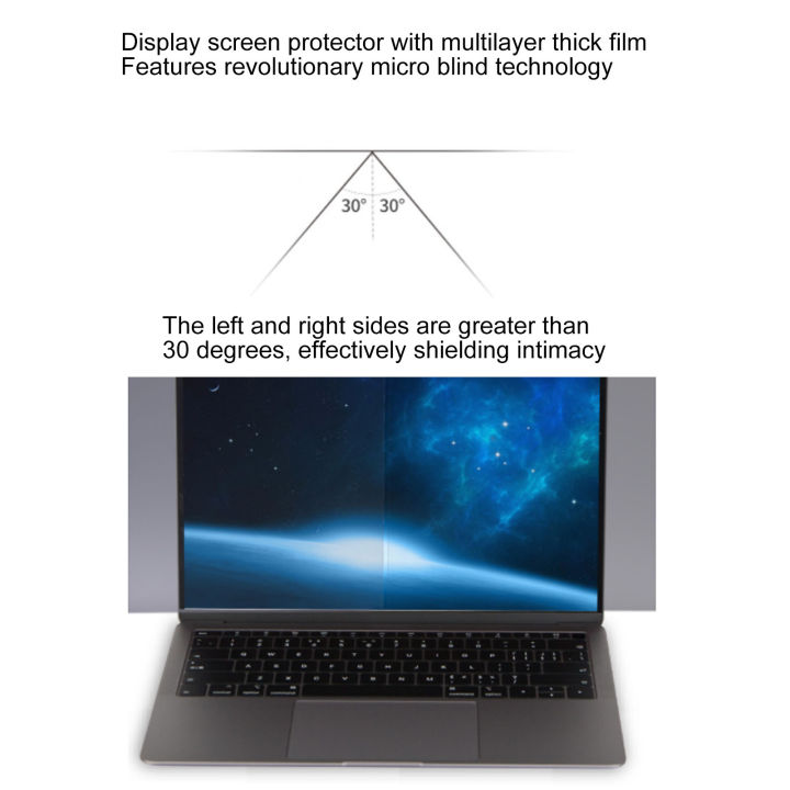 24 Inch Computer Privacy Screen Filter 2 Pcs Blue Light Screen ...