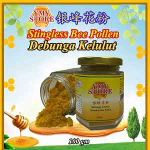 YMY Store Stingless Bee Pollen Debunga Kelulut Trigona Pollen 银蜂花粉 100g Health Supplement. Giant B