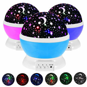 Starry Night Light Projector Star Sky Moon Lamp Kids Bedroom lights