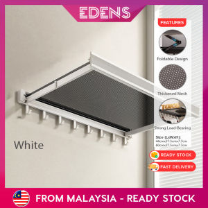 EDENS Retractable Drying Rack Foldable Bathroom Hanging Towel Clothes Rack Multifunctional Indoor Folding Telescopic Drying Shoes Rak Lipat Pengering Kasut Pakaian - Fulfilled by Edens
