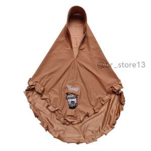 Kerudung anak model baru usia 2-7 tahun / Kerudung anak kekinian / kerudung anak lucu / Jilbab anak murah / kerudung boba birdir / Atalia Bordir bahan airish