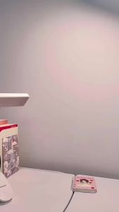 Table lamp with clamp LED Eye Protection Study Special Student dormitory bedside reading lamp rechargeable and plug-in dual-use foldable night light