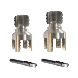 Set of 2 Multifunctional Pipes Threading Kit Suitable for Power Drills For 1/2" 3/4" Pipes Carbon Steel Threading Tool