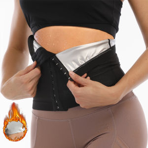Waist Trainer Premium Polymer Sauna Suit Weight Loss Waist Trimmer Fitness Heat Trapping Sweat Enhancing Workout Slimming Belt Waist Cincher Women