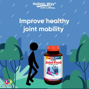Holistic Way Super Joint Food – Supports Joint Health & Mobility | Maintains Healthy Uric Acid Levels | Reduces Inflammation — Vegan (60 Vegetarian Capsules per bottle)