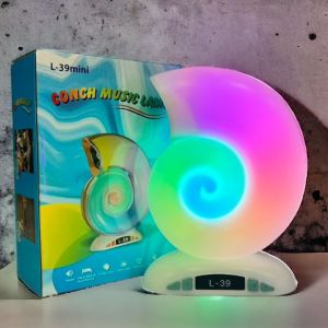 ลำโพงเบสหนัก L39 mini ลำโพงบลูทูธไร้สาย สีสัน บรรยากาศ นาฬิกาไฟกลางคืน รองรับช่องเสียบ AUX / USB / TF / BT / FM ส่งด่วนจากกทม.