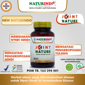 Obat Pengapuran Lutut Tulang Nyeri Sendi Tangan dan kaki  herbal joint nature naturindo