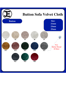 (10 PCS/ORDER) Button Sofa / Butang Bulat Sofa Kain Velvet Cloth Button Sofa