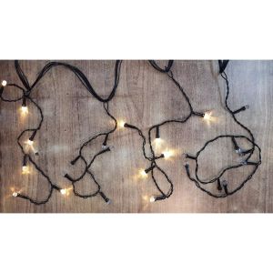 100% Original 100L LED Crystal Shape Lights (Warn White)