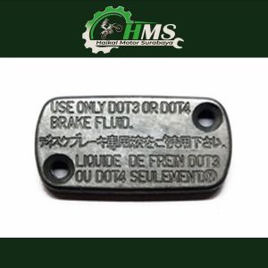 TUTUP MINYAK OLI REM KARISMA (BESI) SILVER - Tutup Baut Kotak Rem Atas Supra Fit New / Revo Absolute Diral Almini