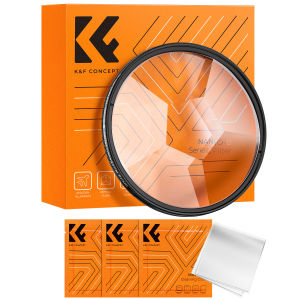 K&F CONCEPT NANO-B Kaleidoscope Prism Filter Optical Glass Central Hexagonal Special Effect Camera Lens Filter