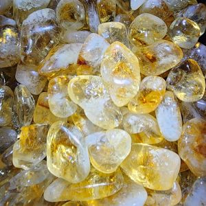 (SG Seller Ready Stocks) Rare Premium Grade Natural Brazil Golden Yellow Quartz Gravel 100g