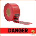 Digeo Caution Tape (Non-Adhesive) Isolated Barricade Yellow and Red Danger Warning Tape 100m/roll. 