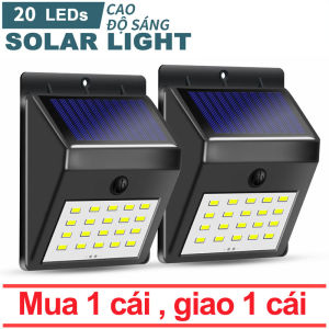 Mua 1 cái giao 1 cái . Đèn năng lượng mặt trời 20 led cảm ứng chuyển động dễ sử dụng