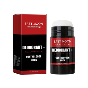 East Moon Armpit Odor Remover Stick Anti Sweat Remove Bad Smell Deodorant Lasting Refreshing Moisturizing Soft Skin Care Sweatproof Cream Sandalwood Deodorant Stick Anti Sweating Keep Drying Lasting Fragrance