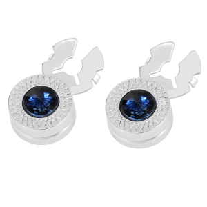 Round Cufflinks Cats Eye Button Covers Business Cuff Links Shirt Button Covers Shirt Button Covers for Parties Wedding