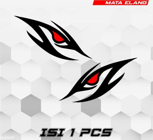 Rekomendasi Stiker Mata Tema Merah Putih untuk Motor Sport dan Bebek