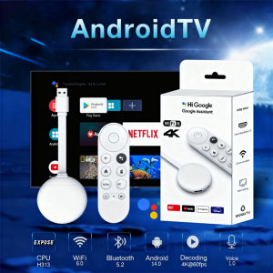 UNA TV Stick Android 12.0 4K Smart Mini TV Boxes 16+256G Bluetooth 5G Wifi TV Media Player Built-in Netflix Disney Google Assistant Youtube Chromecast for all TVs