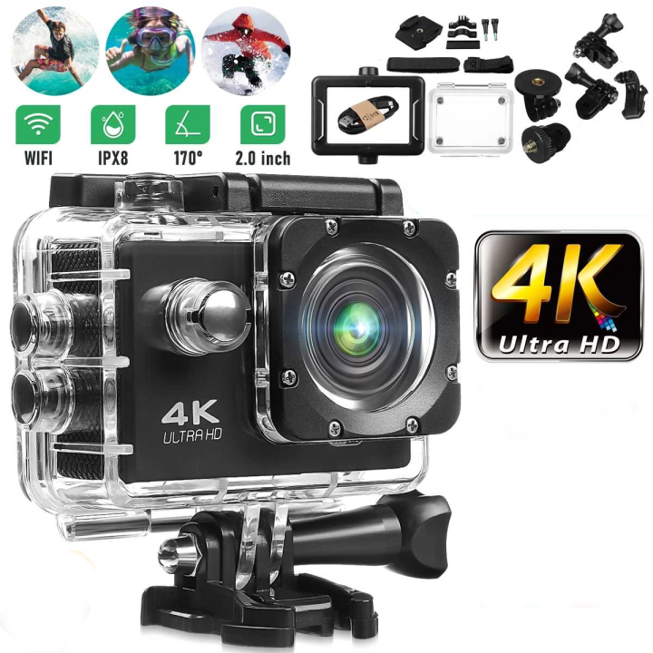 Camera Hành Trình Chống Nước Chống Rung 4K Sports Ultra HD DV - Camera ...