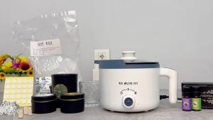 Ksedcon Electric Wax Melter Pot for Candle Making with Pouring Spout 1.5Qt