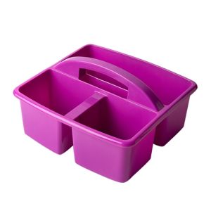 OKDEALS Compartments Stationery basket Brush storage Caddies Box Paint Brushes Divided Basket Desk Organizer