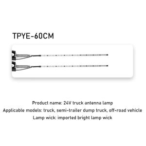 ★Same Day Shipping★ 24V Car LED Lights Whip Light Truck Led RGB Whips for Pole Antenna Car Atv Lamp Stick Boat Antena Up Utv Whiplights Road Off Offroad Trucks Truck-Antenna-Light