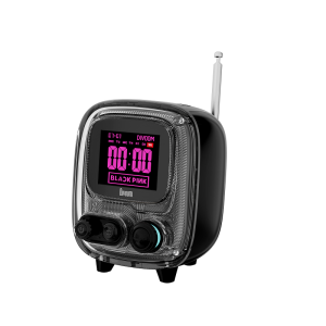 Divoom Tiivoo-2 Bluetooth Pixel Art Speaker | Retro Smart Alarm Clock | 2.8" IPS Display | Sleep Aid Speaker