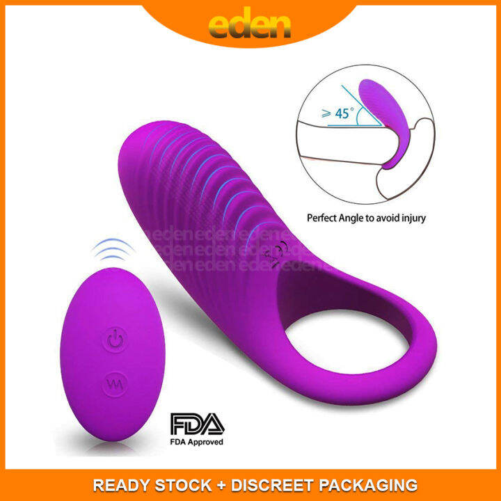 Eden Sex Toy for Male and Couples Vibrating Pennis Ring Remote