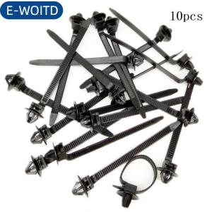 E-WOITD 10 20 chiếc dây buộc dây cáp nylon màu đen cho xe hơi Dây buộc dây buộc kẹp cáp kẹp kẹp quản lý dây sắp xếp dây xe hơi
