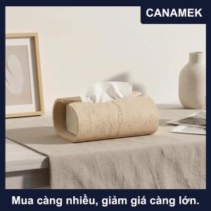【CANAMEK】 1PC đá mô hộp phong cách cổ điển nhựa Khăn ăn chủ cho Bàn cà phê nhà văn phòng độc đáo hang động sang trọng trang trí