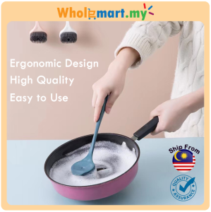 25cm Quality Kitchen Long Handle Cleaning Brush Pan Pot Bowl Tableware Brush Pot Brush | Berus Periuk | 质量锅刷