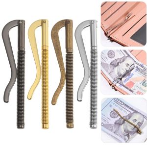P-CUTE Durable Simple Metal Replace Parts Money Clip Bar Wallet Spring Clamp Cash Holder