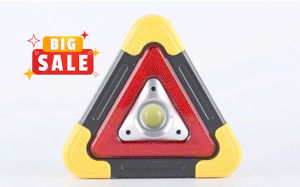 Biển Cảnh Báo Đèn Nguy Hiểm Khẩn Cấp Cho Ô Tô Có Đèn LED 1 Bóng & 3 Bóng Sử Dụng Năng Nượng Mặt Trời