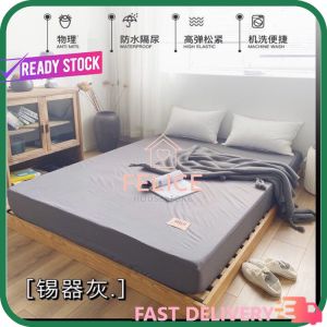 FELICE Muji Japanese Style Bedsheet Premium Bedsheet Bedding Queen Size Bed Sheet Fitted Bedsheet Washable Bedsheet cadar Bed