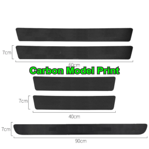 Sticker model print carbon 3d mobil Suzuki xl7 stiker pelindung pijakan pintu bagasi mobil suzuki xl-7