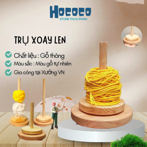 [Giá sỉ]Trục xoay lenkệ đựng len bằng gỗ thông mỹ tháo lắp dễ dàng tiện dụng