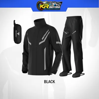 Unisex Motowolf Raincoat RC2 Rain Coat for Riders / Rain Wear for Protection - Waterproof & Windproof