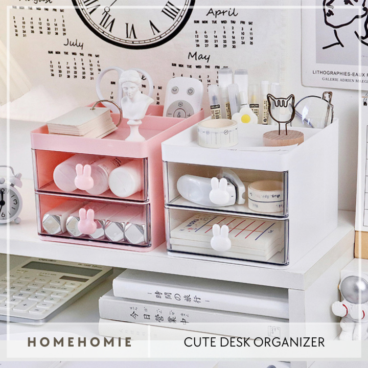 Homehomie Multi functional Rabbit Handle Cosmetics Storage Cable ...