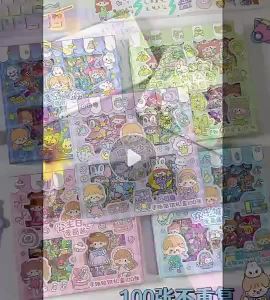 JLT Cute Design Korean Cartoon Waterproof Stickers For Objects and Scrapbooking