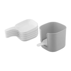 Seasoning Dish Square Sauce Plate With Storage Box For Home Use 6pcs