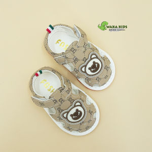 Sepatu Sandal Bayi Prewalker Anak Laki Laki dan Perempuan Bunyi Cit Cit Full Bear Import Venrz Wakakids