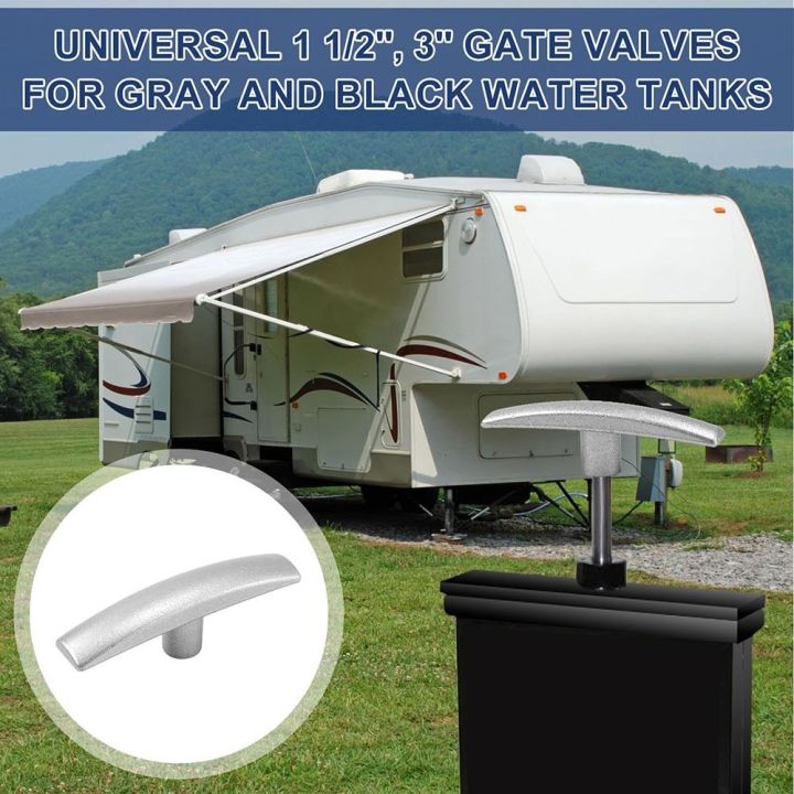 SENATOR SHINY29SE1 3 inch RV Waste Valve Handle Durable Universal Sewer