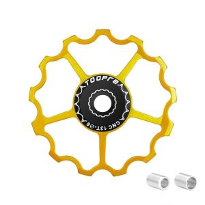 NOBLEE TOOPRE Bicycle Rear Derailleur Guide Wheel 11T 13T Aluminum Alloy Bike Jockey Wheel  Steel Bearing Mountain Bike Derailleur