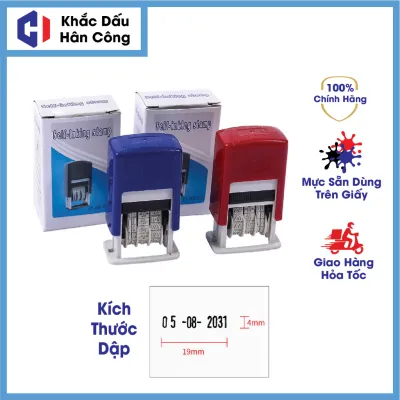 Con Dấu Dập Tự Động Mini ( Ngày Tháng Năm) Date Số Giá Rẻ
