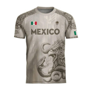 0 Mexican Aztec Eagle Football Slim Fit Suitable for All Seasons Unique Animal Tribal Style T Shirt