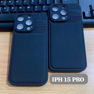 SOFT CASE BLACK PELINDUNG CAMERA NEW CROSS GRAIN ABTSRAK SILICON HITAM FOR IPHONE 11 / 12 / 13 / 14 PLUS / 15 PRO MAX